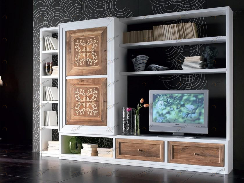 Cantiero Модульная деревянная стенка для хранения вещей Ca' venier Cv1008 bio