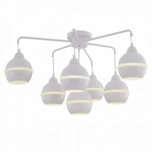 Светильник потолочный на 7 ламп белый Tommasa FR5004CL-07W FREYA MODERN 00-3957027 Белый