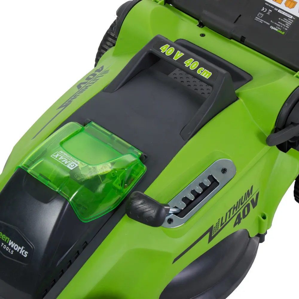 Газонокосилка аккумуляторная GreenWorks G40LM41 40 В 40 см АКБ и ЗУ не входит в комплект STLM-2000069 - Вид №2