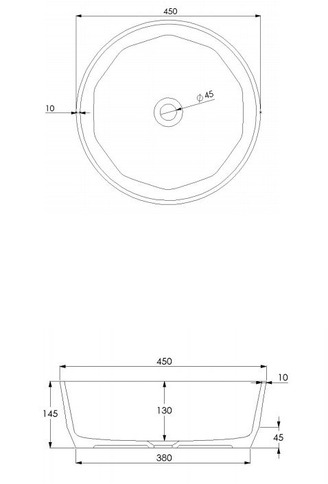 Swmbas80 Накладная раковина на столешницу  овальная JEE-O Bloom - Вид №1