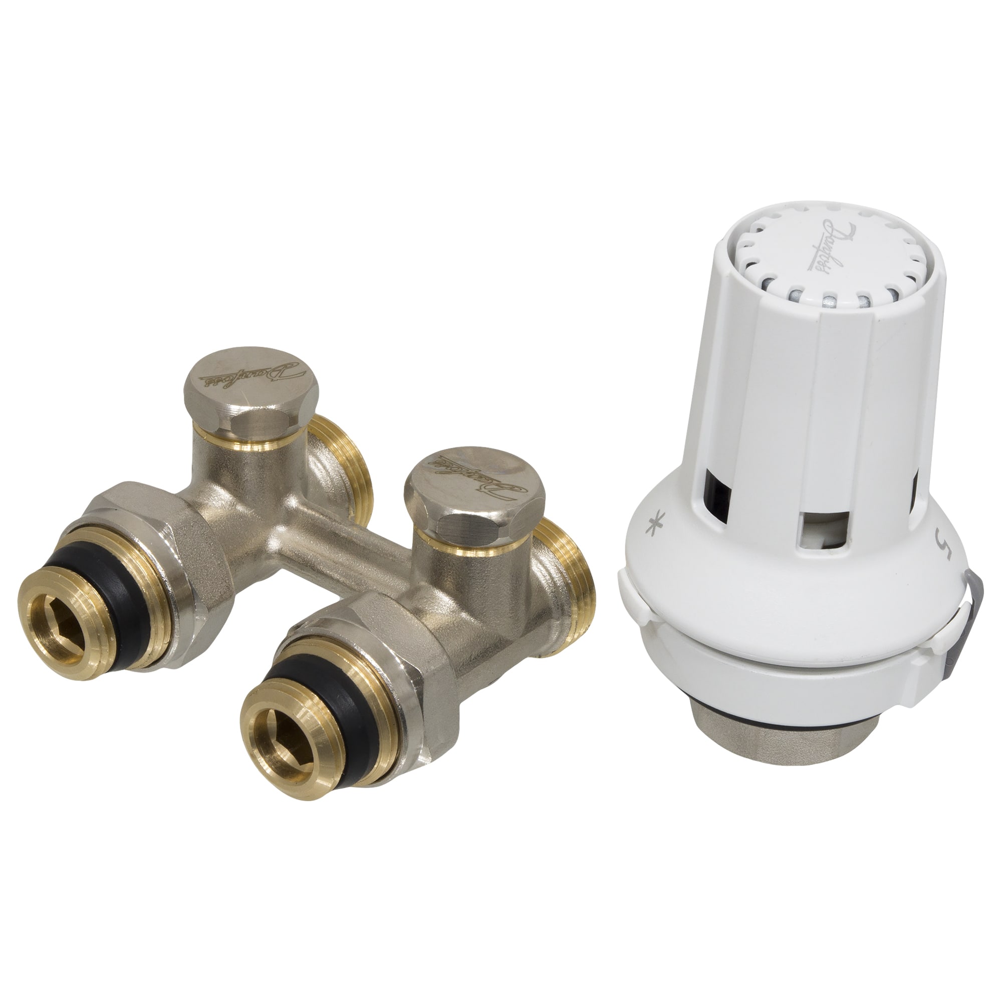 18305611 Комплект терморегулирующий прямой Danfoss М30x1,5 для радиаторов с нижним подключением Santreyd 