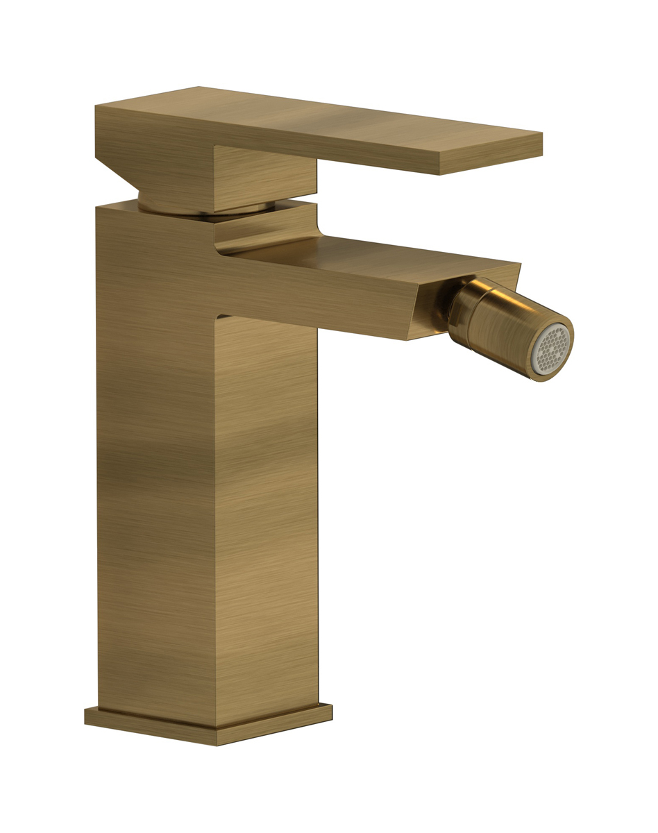 Смеситель для биде на 1 отверстие в комплекте с донным клапаном. WE ARE IB ru220mb Modern Bronze Rubacuori 