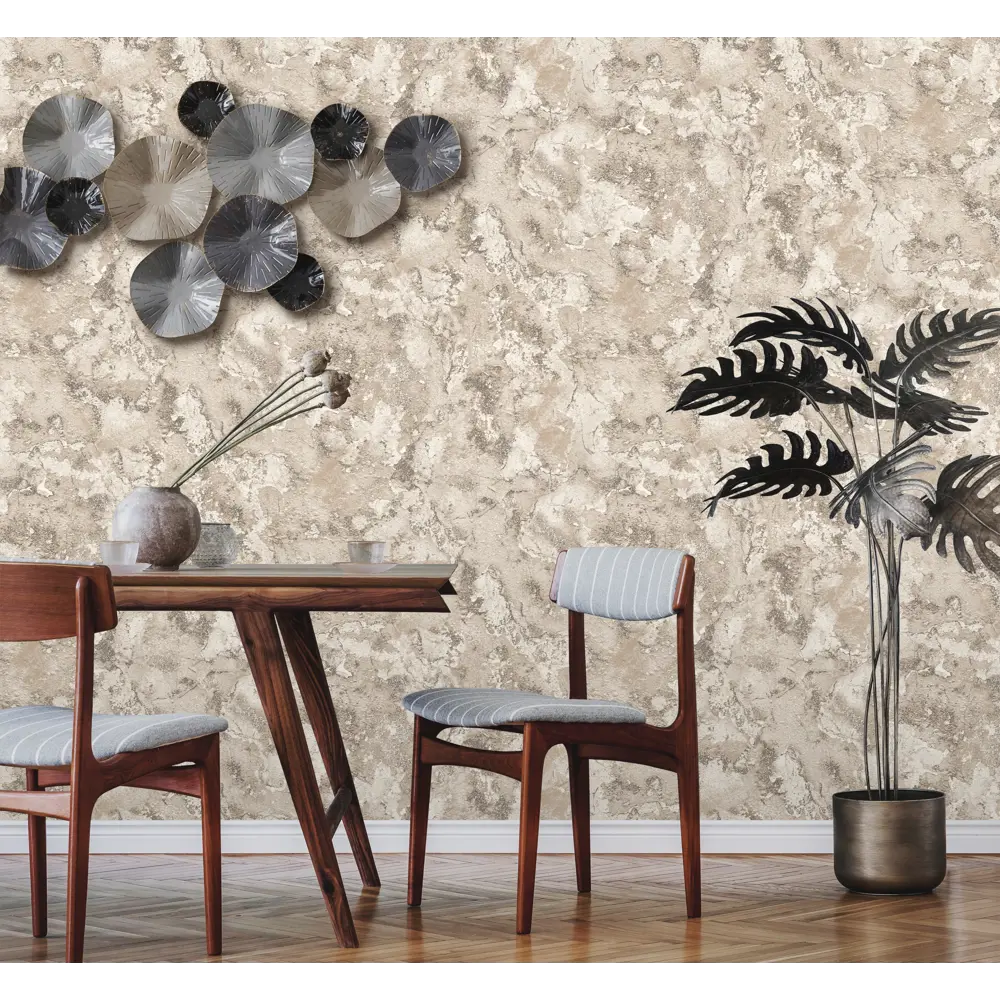 Обои флизелиновые Ateliero Ruskeala коричневые 1.06 м AT38396-08 STLM-2191990 - Вид №4