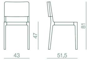 Bedont Деревянный стул Shira B01 801f / 801r / 901r - Вид №5