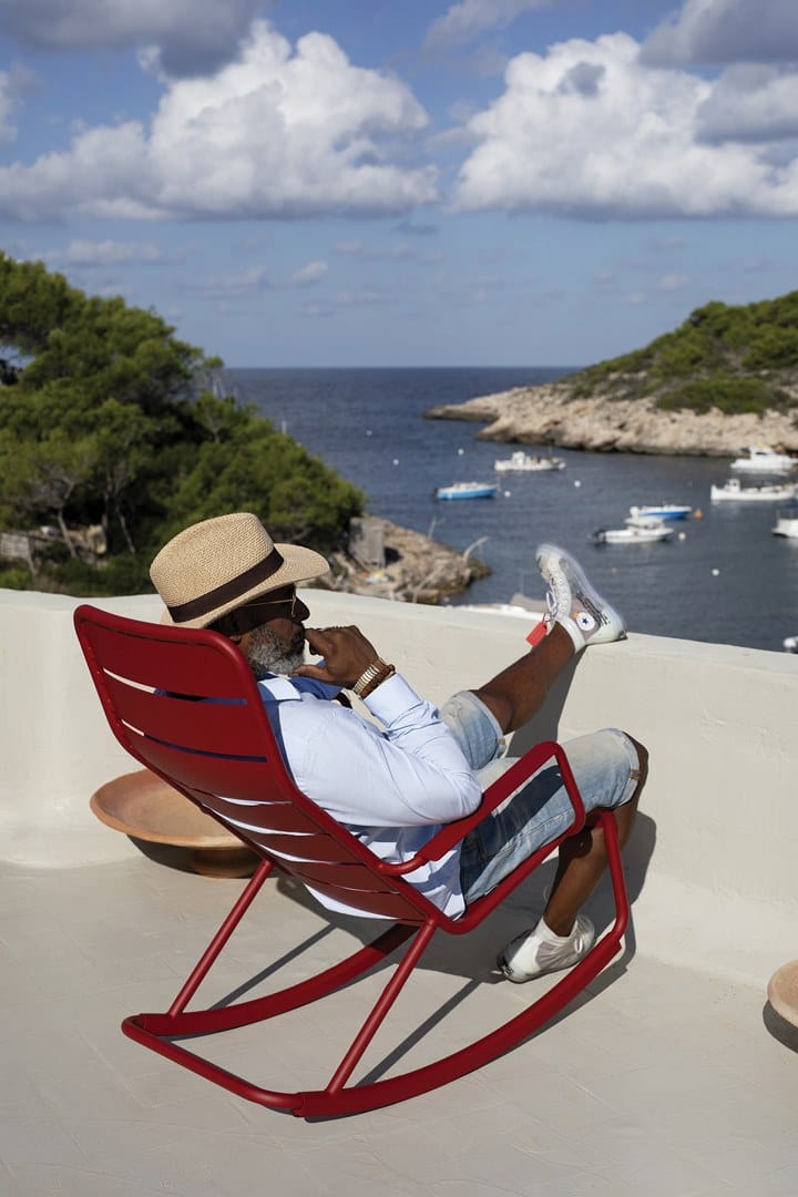 Алюминиевое кресло-качалка с подлокотниками Fermob Luxembourg ARCH-00133710 - Вид №3