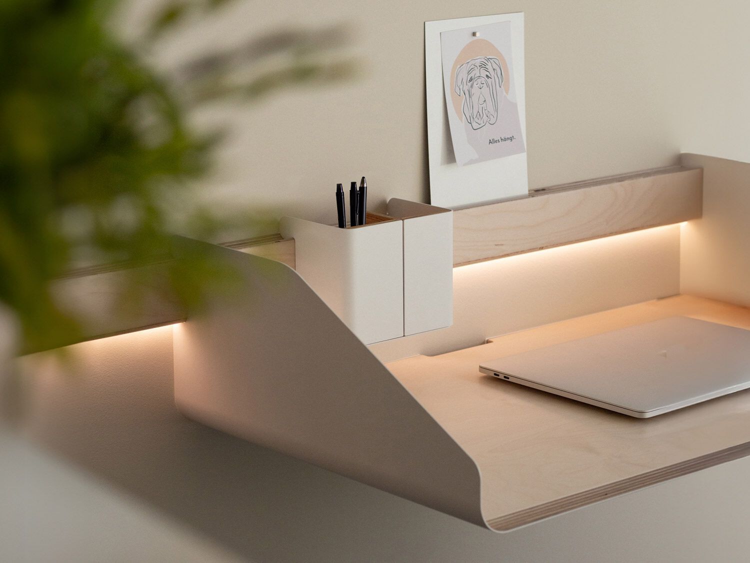 Деревянный подвесной письменный стол Variand Furniture H04 ARCH-00089985 - Вид №1