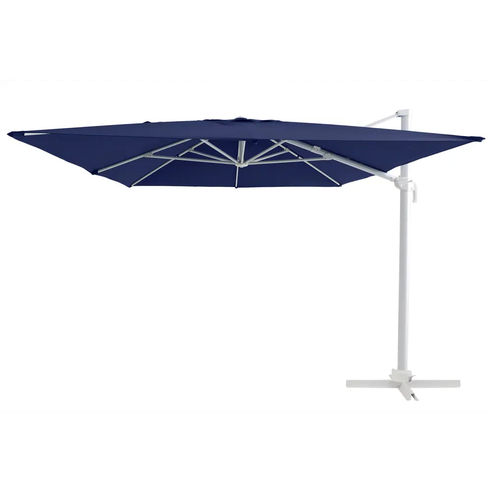 Зонт с боковой опорой Naterial 286x286 h264см квадрат синий STLM-2004351