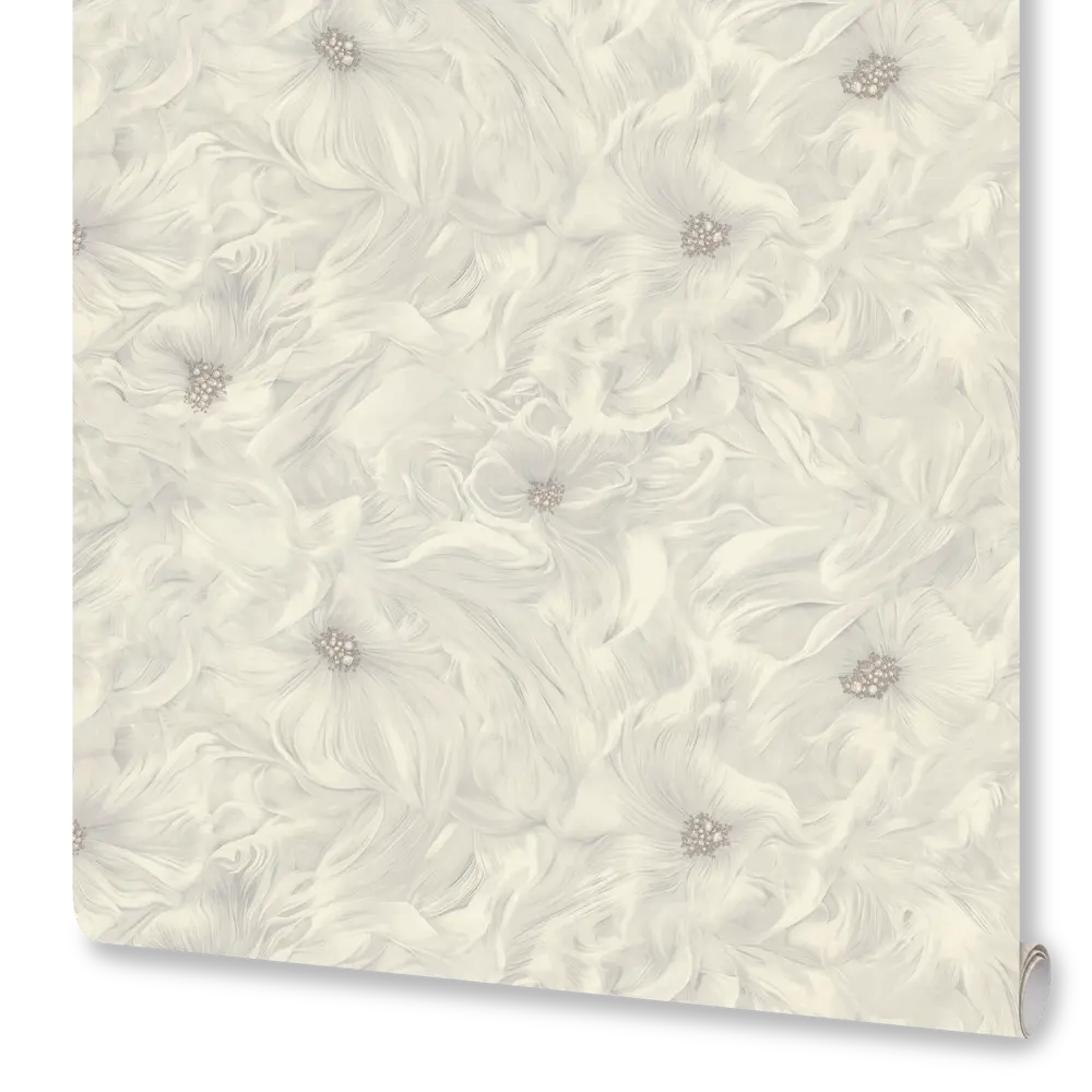 Обои флизелиновые Euro Decor Mia белые 1.06 м ED7303-00 89423749 STLM-2202952