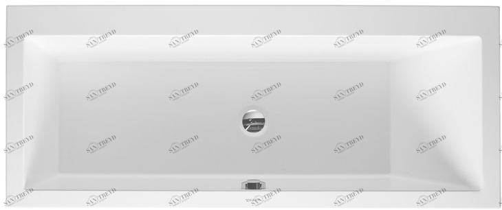 Duravit Прямоугольная встроенная ванна Vero 700132