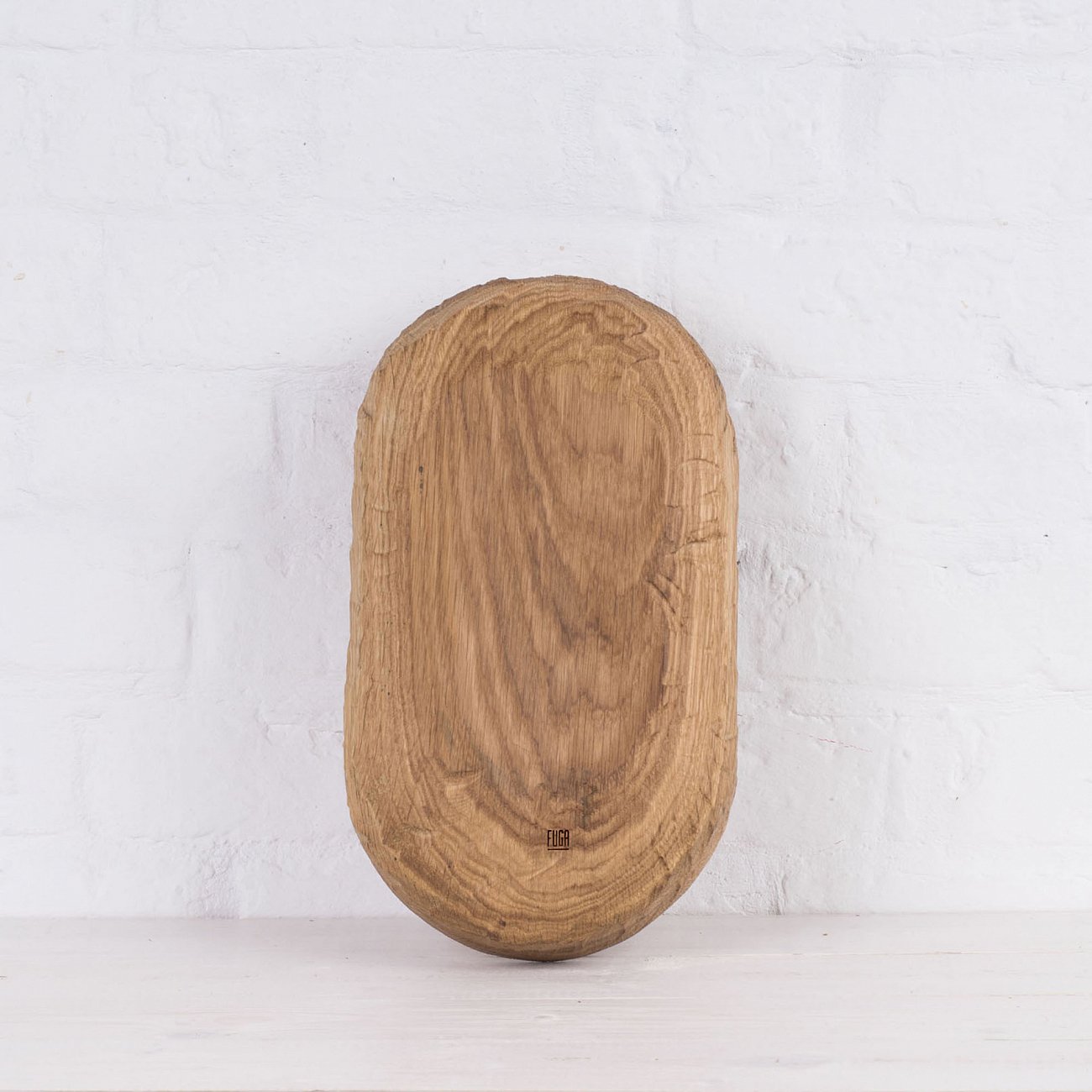 Деревянное блюдо овальное глубокое коричневое FUGA ECO WOOD 123598 Коричневый  - Вид №1