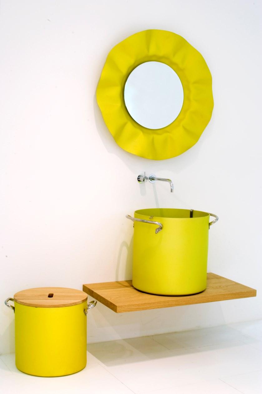 Rapsel Корзина для белья из алюминия и дерева Chef sun-id-1409781 - Вид №3