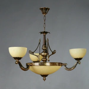 Подвесная люстра Ambiente Tenerife 02166/3 PB AMBIENTE ДИЗАЙНЕРСКИЕ, TENERIFE 185621 Желтый