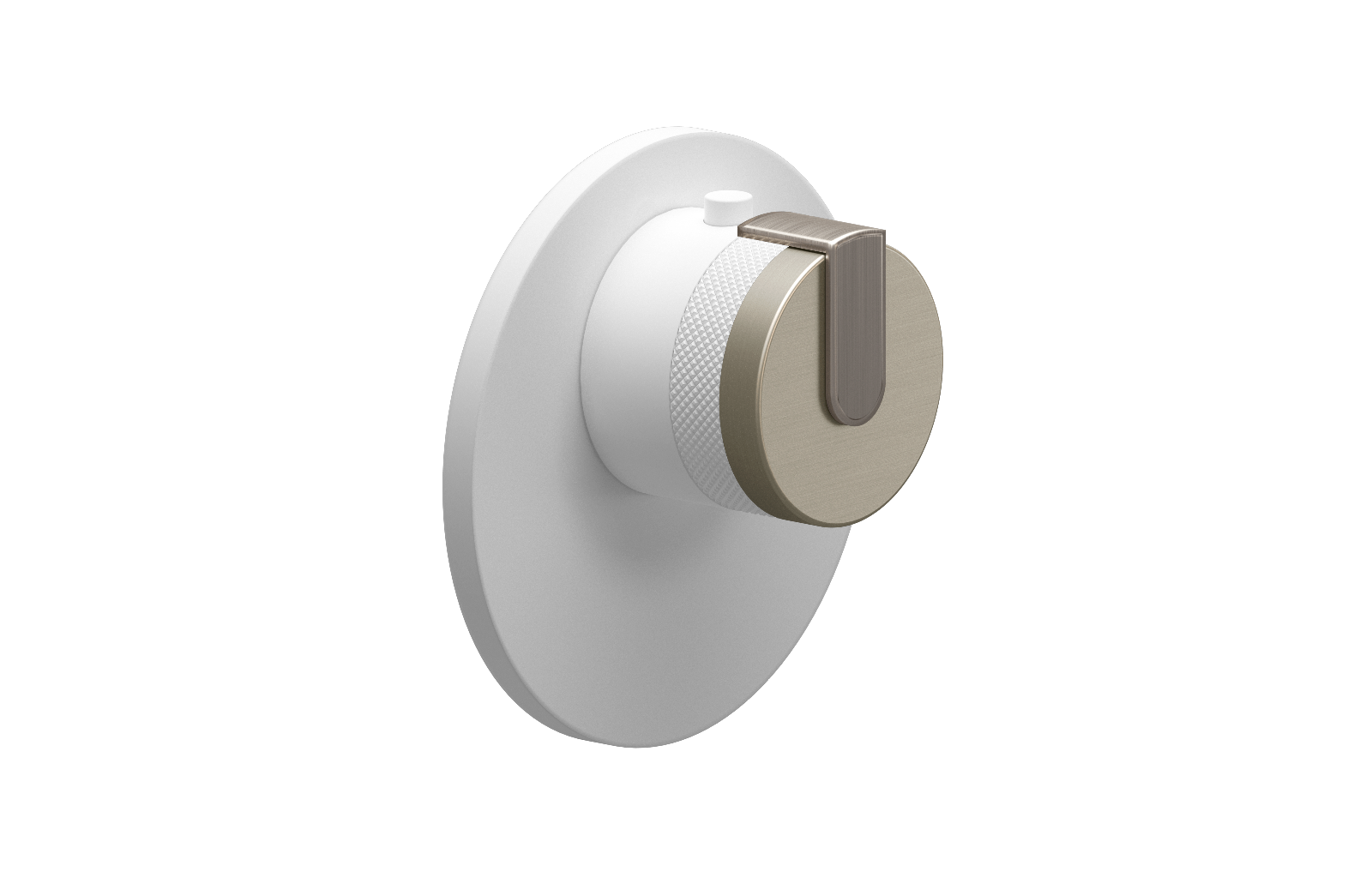 E-8027-R1SN-L1BNi-WT-T Термостатический переключатель 3/4-Внешняя часть GRAFF MOD+