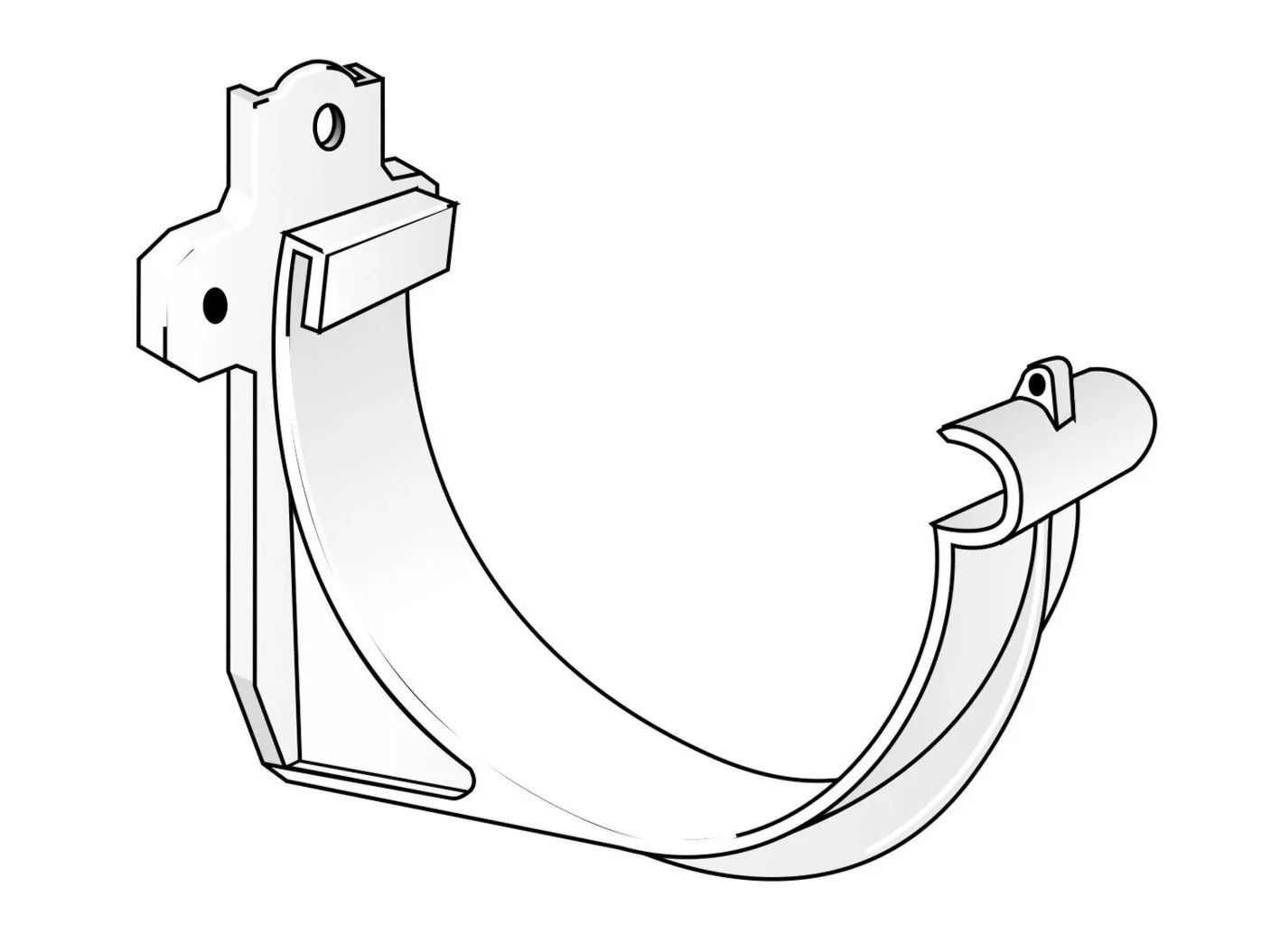 ПВХ аист для желоба 125 First Corporation First Plast ARCH-00031976 - Вид №1