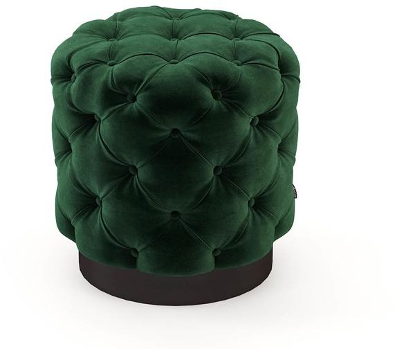 Laskasas Круглый тафтинговый пуф из ткани sun-id-1456031 - Вид №1