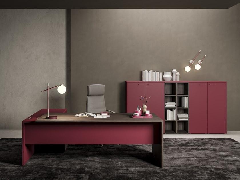 PROF Прямоугольный стол из fenix-ntm® с системой организации кабелей Entry sun-id-1424410 - Вид №23