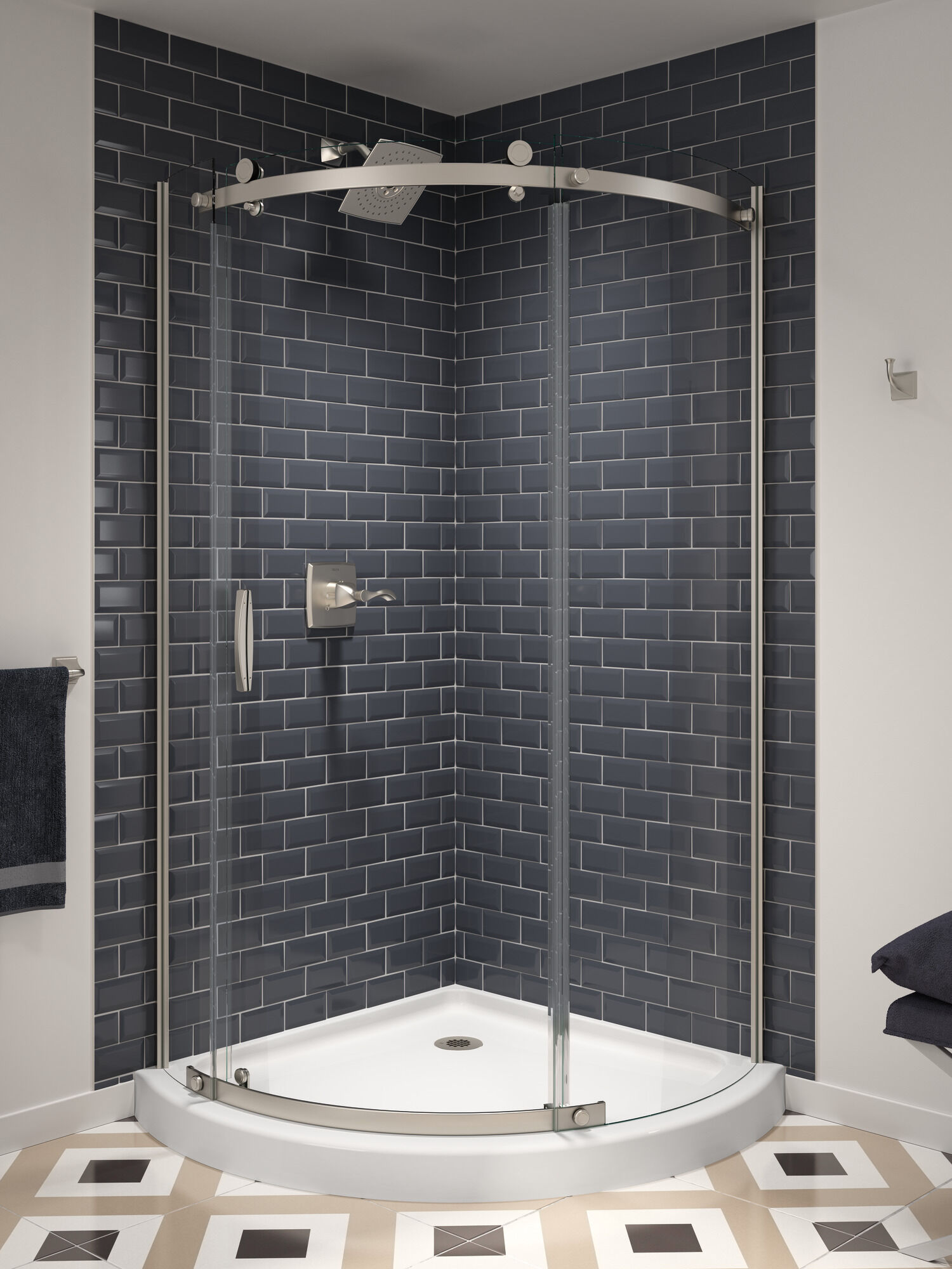 144741C-SP Монитор серии 14 для ванны и душа Delta Faucet DELTA Матовый никель Spotshield - Вид №1