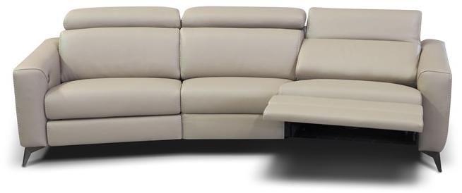 Rossini Sofas Изогнутый регулируемый кожаный диван sun-id-1509203 - Вид №4