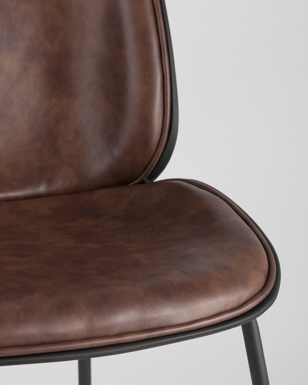 Стул со спинкой коричневый Beetle STOOL GROUP ДИЗАЙНЕРСКИЕ, ИНТЕРЬЕРНЫЕ 00-3946178 Коричневый  - Вид №8