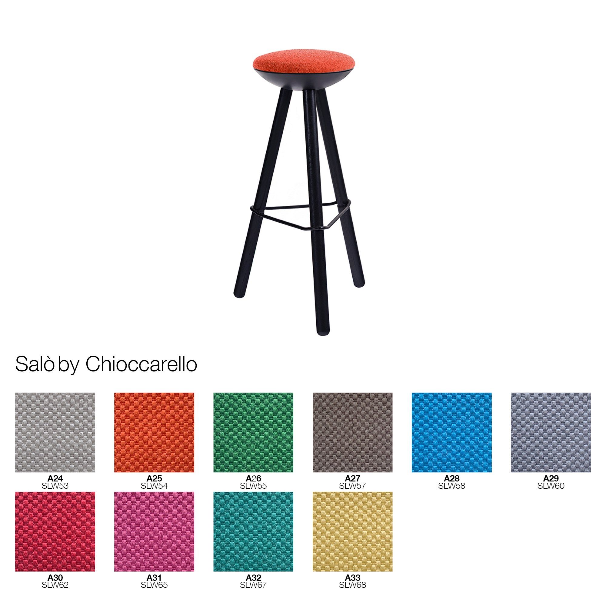 Деревянный табурет с подставкой для ног Askia TRIBUT ARCH-00075452 - Вид №4