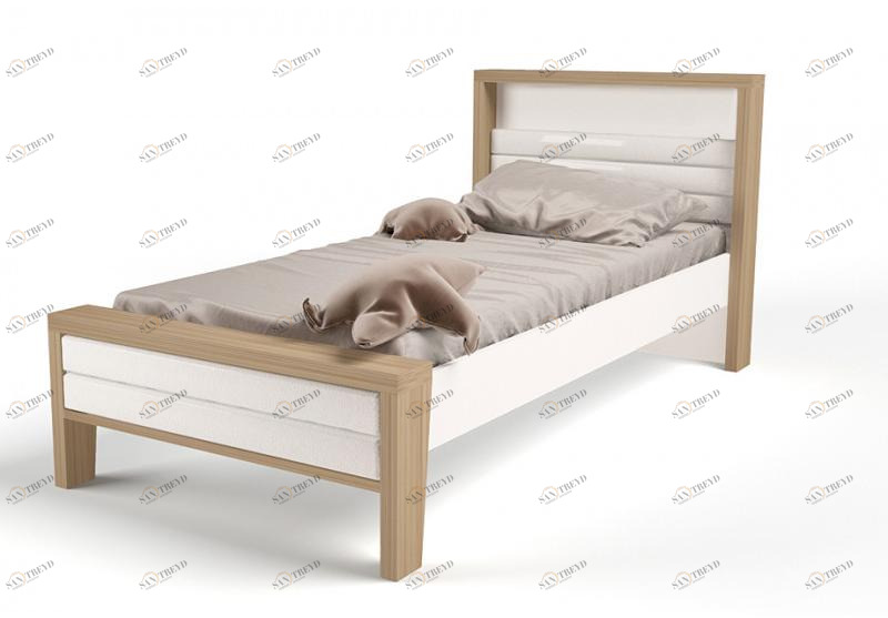 Кровать ABC-KING 160х90 №2 MIX №2 (с мяг.изнож) 4631147960948