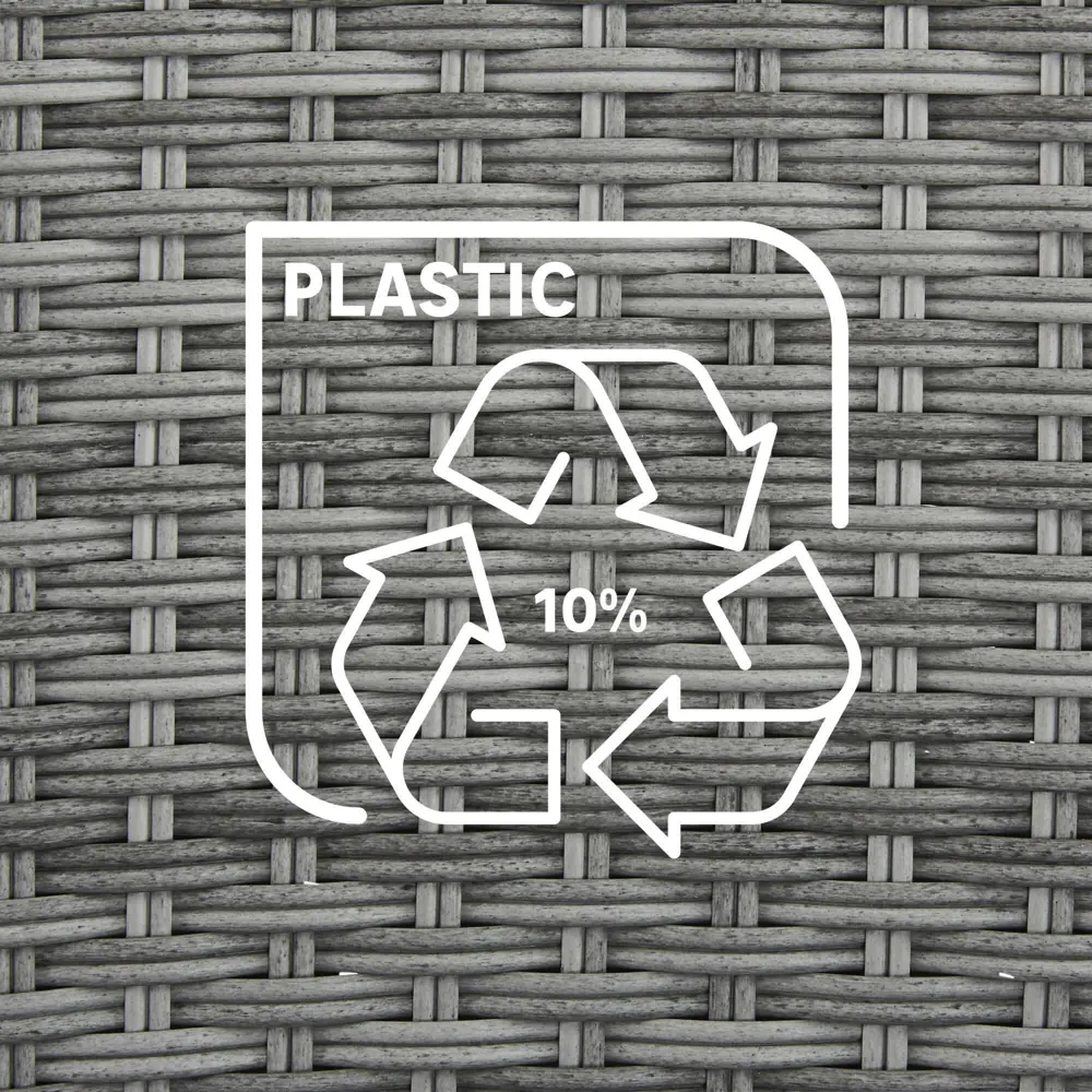 Садовая мебель NATERIAL Davos: алюминиевый стол со стеклянной столешницей 90x180 см 82509550 STLM-0028914 - Вид №6