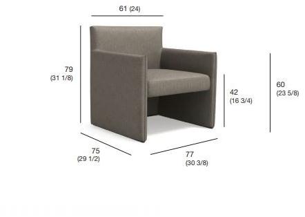 RODA Садовое кресло из ткани с подлокотниками Double sun-id-1365664 - Вид №4
