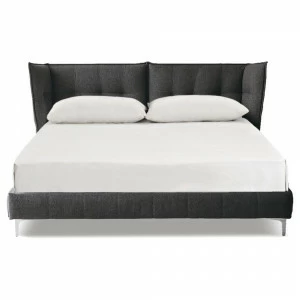 Кровать двуспальная 180х200 темно-серая Venture ICON DESIGNE ДИЗАЙНЕРСКИЕ 177959 Серый
