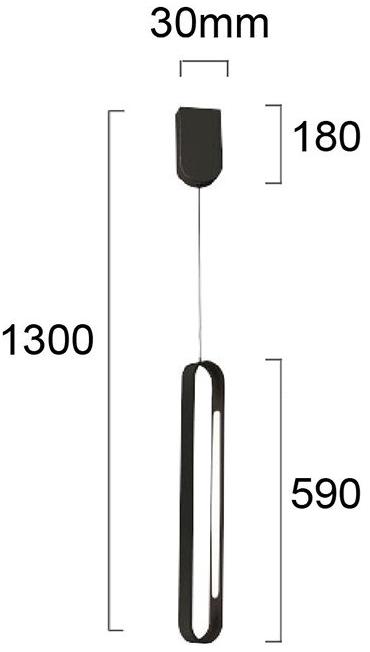 Terzo Light Светодиодный подвесной светильник из алюминия  V4220600, v4220601  - Вид №2