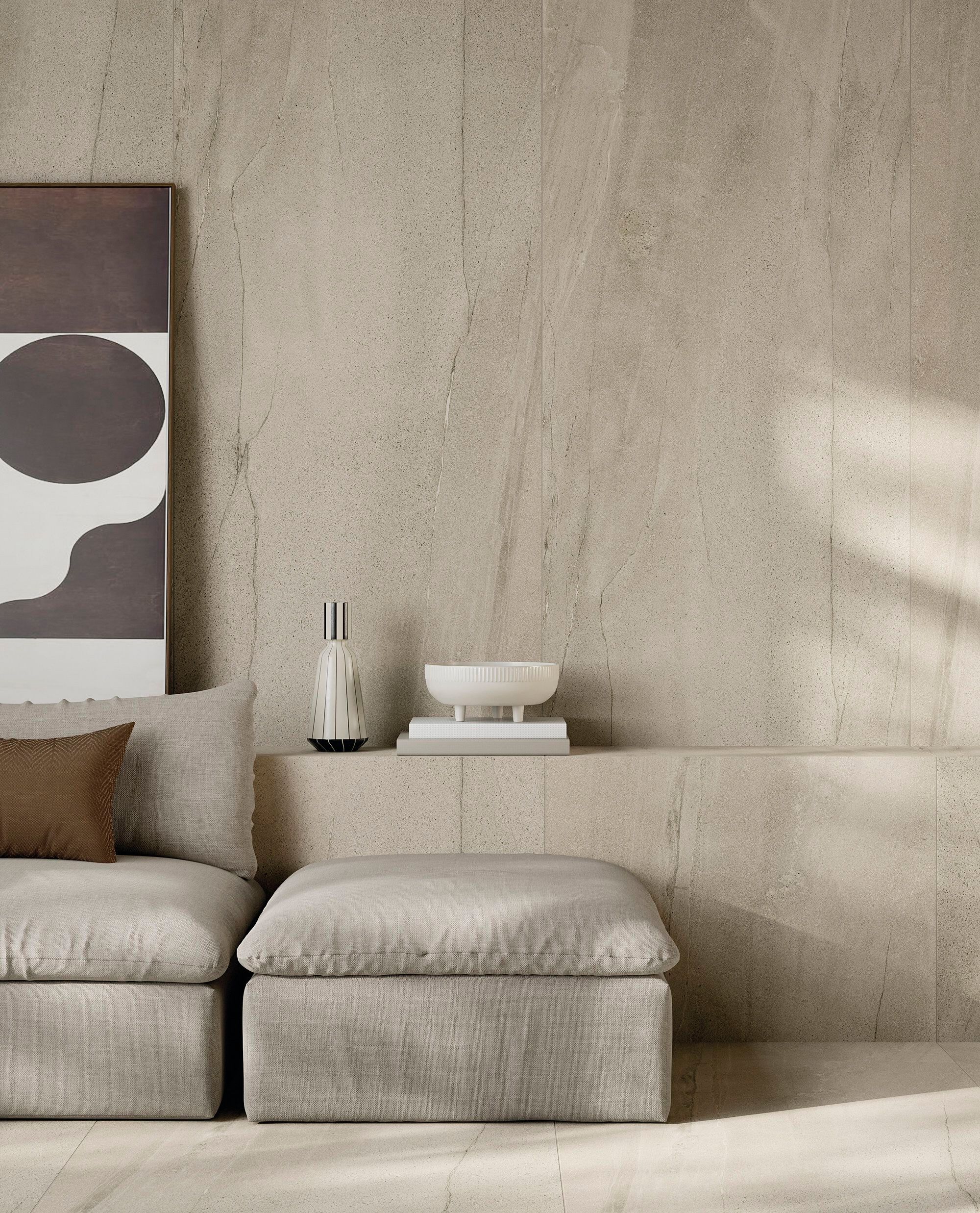 Пол из керамогранита с эффектом камня Fiandre Megalith Maximum ARCH-00121884 - Вид №1