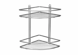 Полочка Aquanet 3259 (20 см, двойная, угловая)