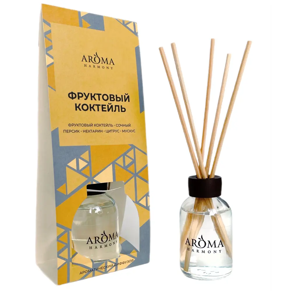 Ароматический диффузор Aroma Harmony Фруктовый коктейль 30 мл 87984279 STLM-2034351 