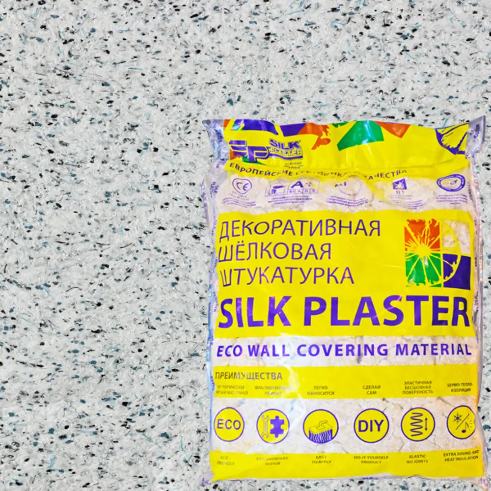 Жидкие обои Silk Plaster Норд 921 1.2 кг цвет голубой 82453452 STLM-2074130 