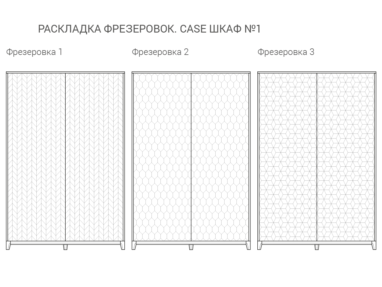 Шкаф распашной двухдверный серо-голубой Case THE IDEA  210351 Голубой  - Вид №8