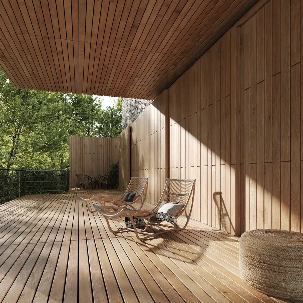 Santreyd Планкен из лиственницы для фасада и интерьера 20x140x1500 мм 82599744 STLM-0031085 - Вид №6