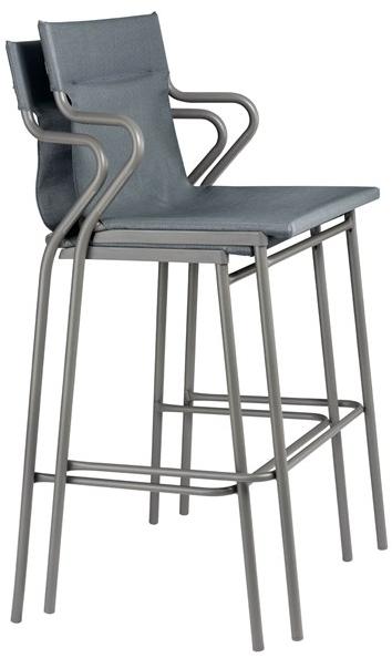 Lafuma Mobilier Высокий штабелируемый табурет batyline® с подставкой для ног Horizon sun-id-1349092 - Вид №3