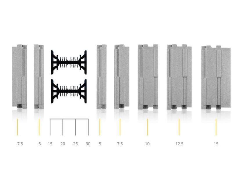 Модульный изоляционный опалубочный блок EPS для несущих стен из железобетона POLIESPANSO VARIOWALL ARCH-00124620 - Вид №3