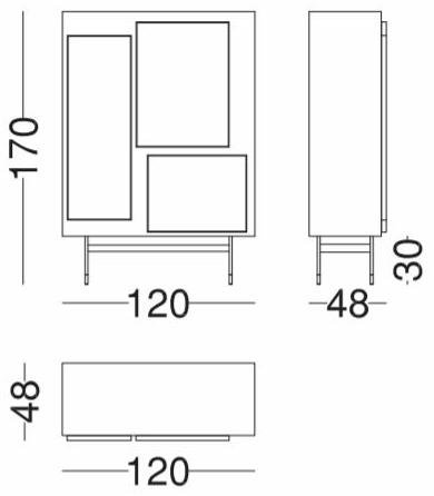 Vibieffe Комод из дуба с распашными дверцами 9850 secret sun-id-1403250 - Вид №5