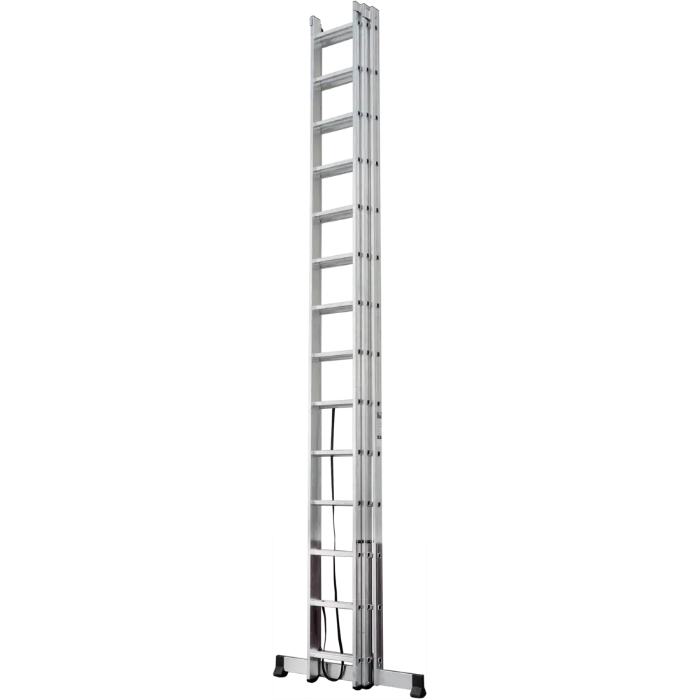 Лестница раскладная выдвижная 3-секционная Standers до 8.93 м 14 ступеней STLM-2018375 - Вид №3