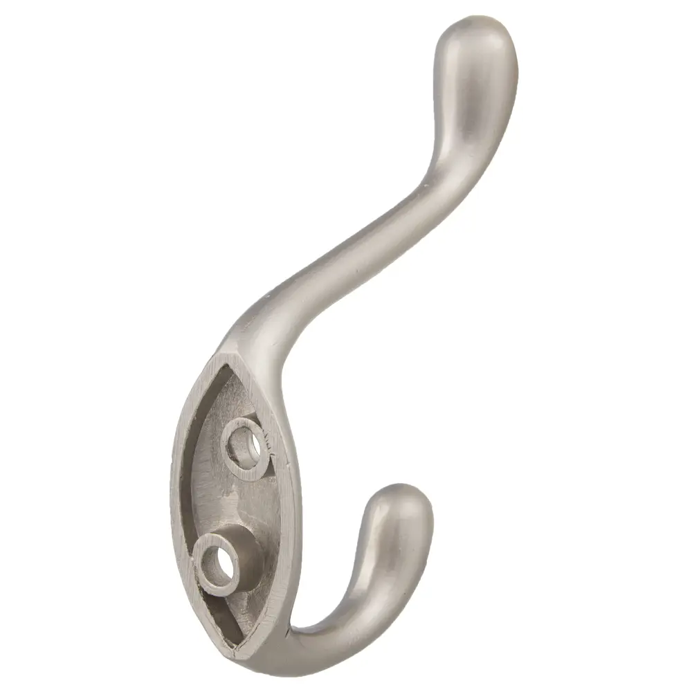 Крючок для пальто и шапки, 75 мм, металл, цвет никель LAMPLANDIA STLM-2040082 - Вид №1