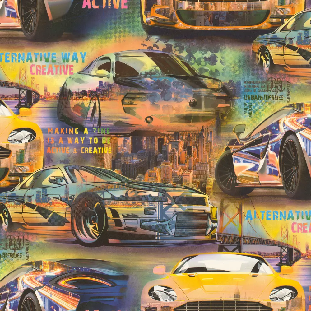 Обои флизелиновые Palitra Family Energies желтые 1.06 м FM71728-36 STLM-2180753 - Вид №1