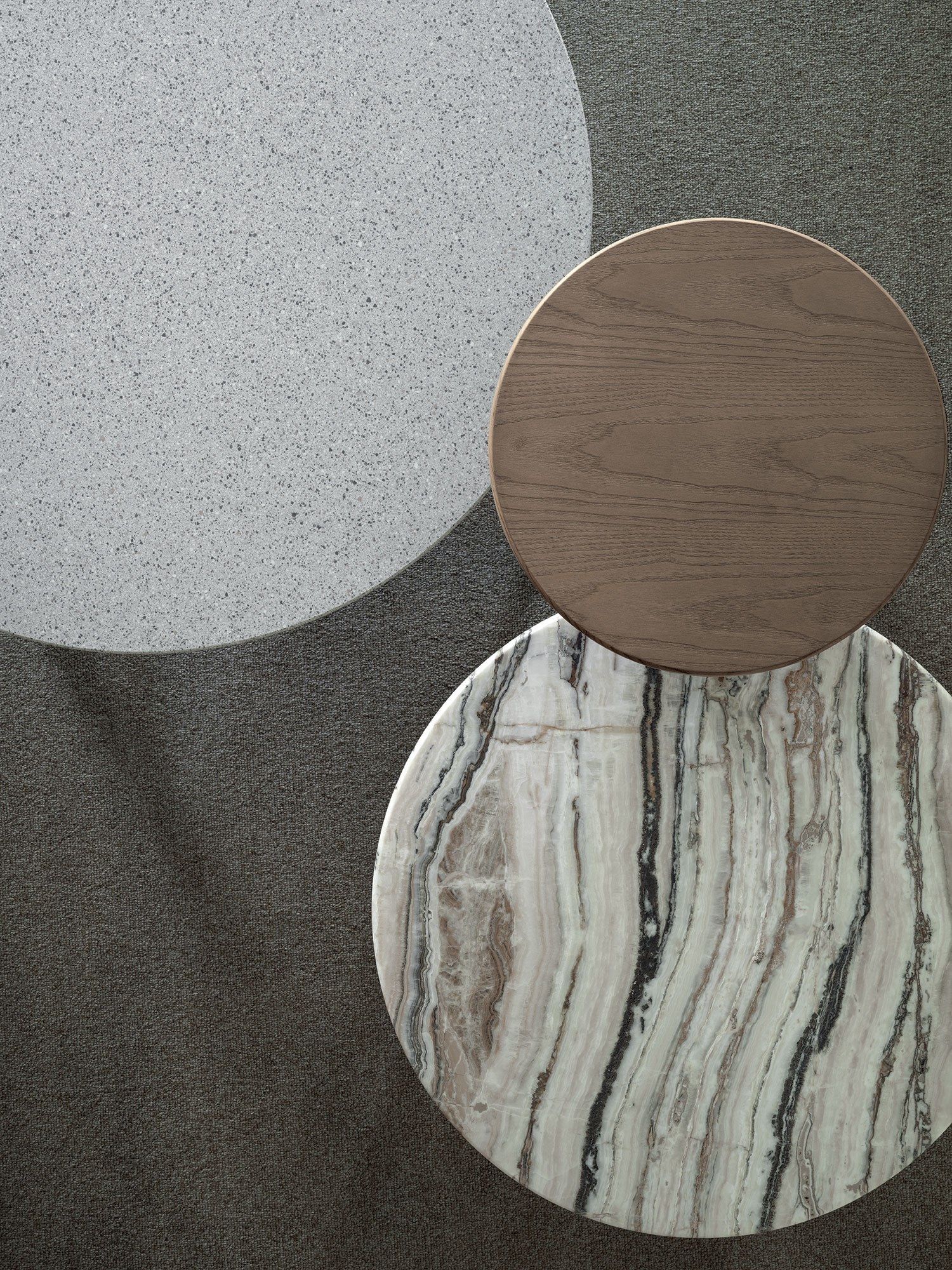 Мраморный овальный журнальный столик Frigerio Mocki ARCH-00011038 - Вид №2