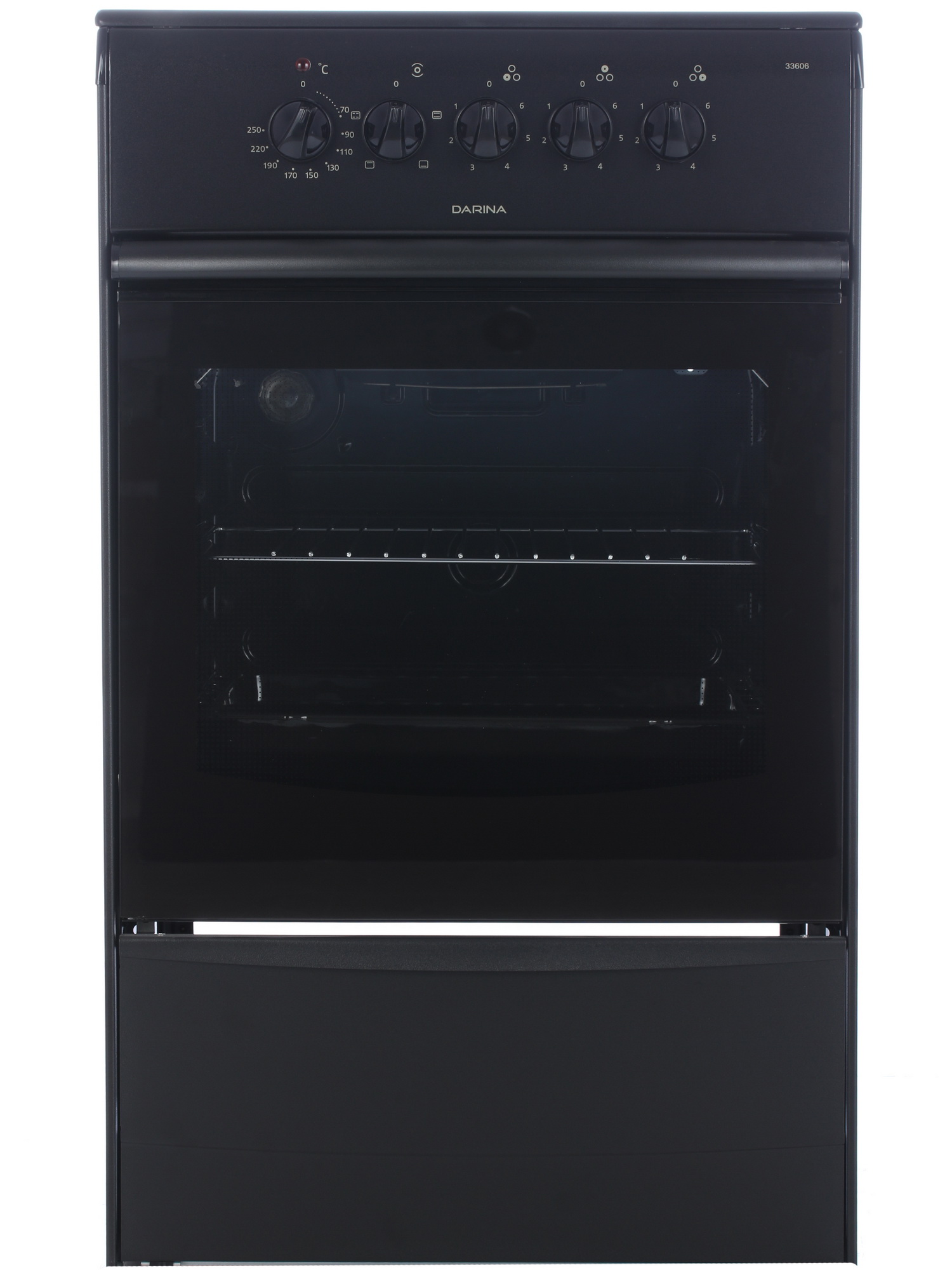 1227558 Электрическая плита DARINA 33 606 At черный STDN-0000857