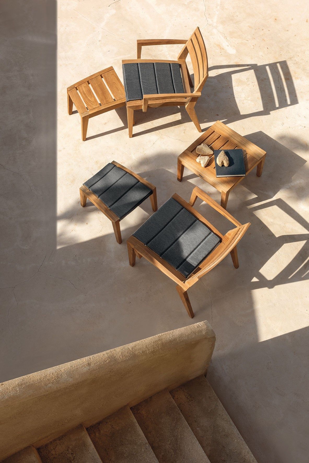 Садовое кресло из тикового дерева Ethimo Рибо ARCH-00051324 - Вид №6