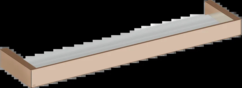 Полка 20945 030 Gessi Inverso МЕДЬ PVD