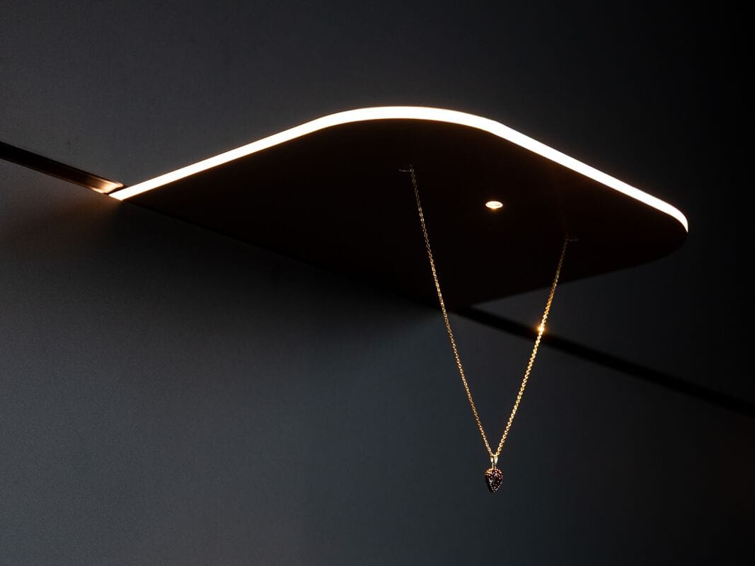 Алюминиевая полка со встроенным освещением Ambright SPARKSHELF ARCH-00103312