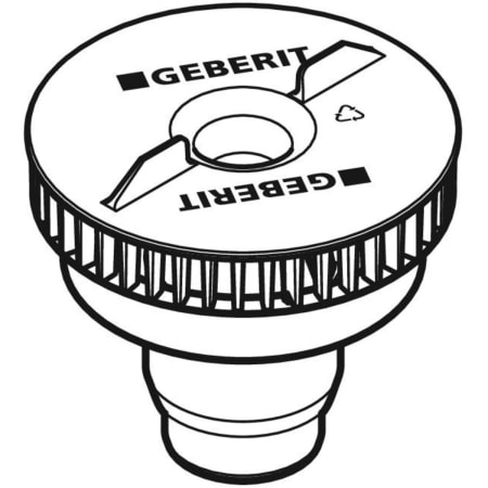 359.343.00.1 Воронка Geberit Pluvia для желобов Geberit  - Вид №1