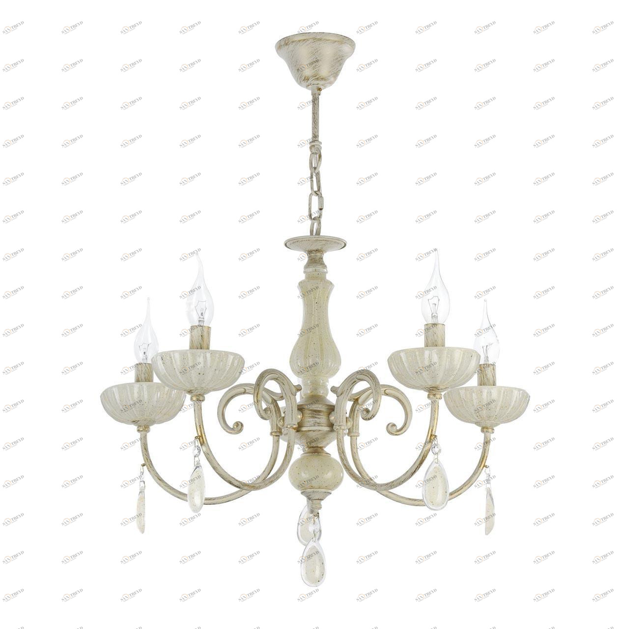 Подвесная люстра Freya Amalia FR2868-PL-05-WG FREYA AMALIA 187152 Белый 