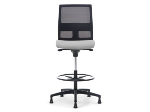 Регулируемая высота офисного стула с подставкой для ног