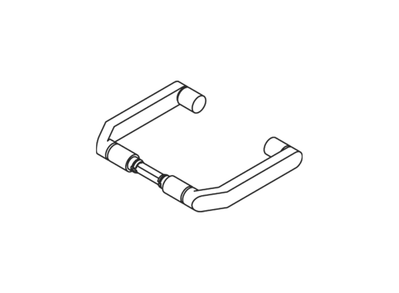 273XAH Дверная ручка (х-техник) HEWI Neuheiten BB 